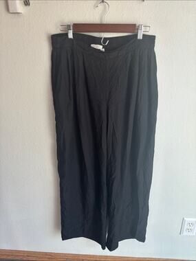 MASAI Copenhagen Wide Leg Flowy Pull On  Black Pants xL